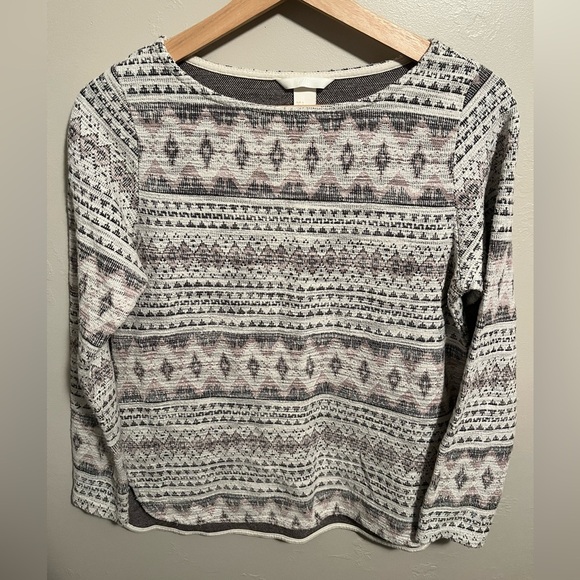 H&M Fair Isle Long Sleeve Pullover Sweater - Picture 2 of 9